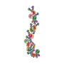 Flower Vine Embroidery Design 18279