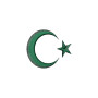 Islamic Crescent Symbol Embroidery Design