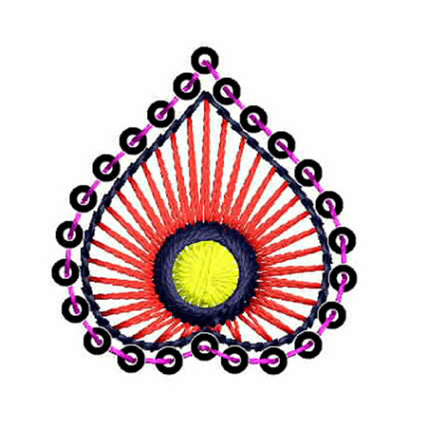 Free Bead Embroidery Design 24833