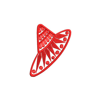 Small Gamosa Symbol Embroidery
