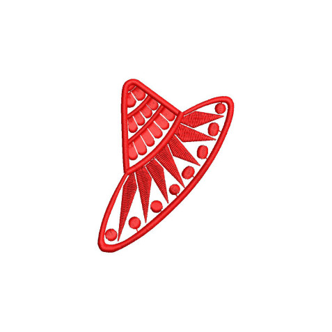 Small Gamosa Symbol Embroidery