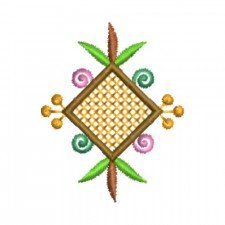 Geometric African Patch Embroidery Design Geometric African Patch Embroidery Design