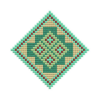 Geometric Cross Stitch Embroidery