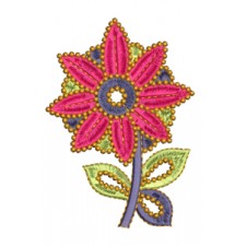 Gorgeous Floral Embroidery Pattern