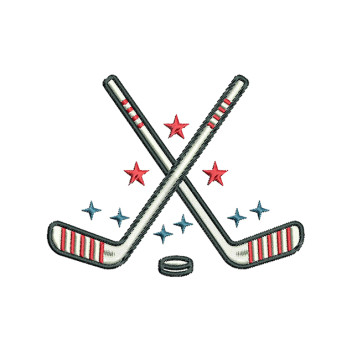 Hockey Embroidery Pattern