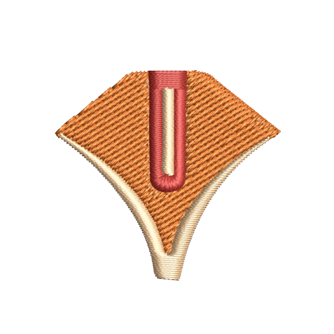 Holy Vaishnav Tilak Emblem Embroidery Design