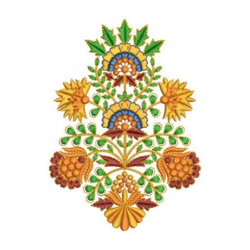 Hungarian Floral Elegance Embroidery Design Hungarian Floral Elegance Embroidery Design