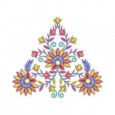 Indian Kurti Floral Embroidery Design Indian Kurti Floral Embroidery Design