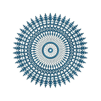 Islamic Symbol Mandala Embroidery
