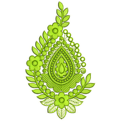 Jeans Butta Embroidery Design 25301