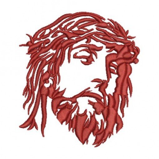 Jesus Christ Silhouette Embroidery Design Jesus Christ Silhouette Embroidery Design