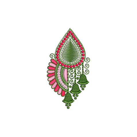 Jumka Style Embroidery For Cluthes