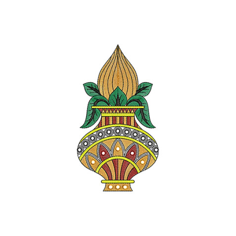 Kalash Embroidery Design