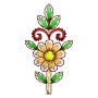 Kashmiri Applique Embroidery Design