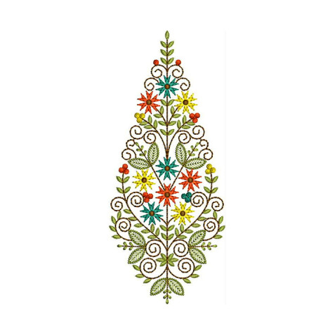 Kashmiri Embroidery Curtains Design