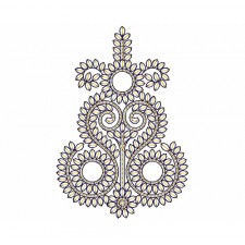 Ladies Patch Work Embroidery Design