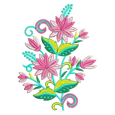 Large Machine Embroidery Design 26444