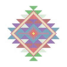 Large Southwest Sunburst Embroidery Design Large Southwest Sunburst Embroidery Design
