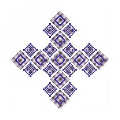 Large Zmijanje Geometric Embroidery Design Large Zmijanje Geometric Embroidery Design