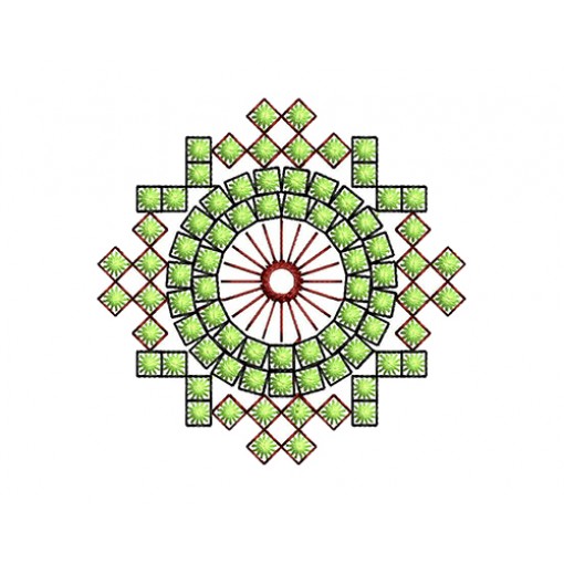 Latest Geometric Embroidery Design