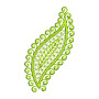 Leaf Shape Applique Embroidery