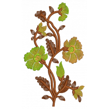 Machine Embroidery Applique Flower Design 26378