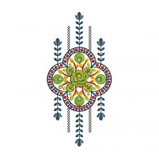 Machine Embroidery Butta Design