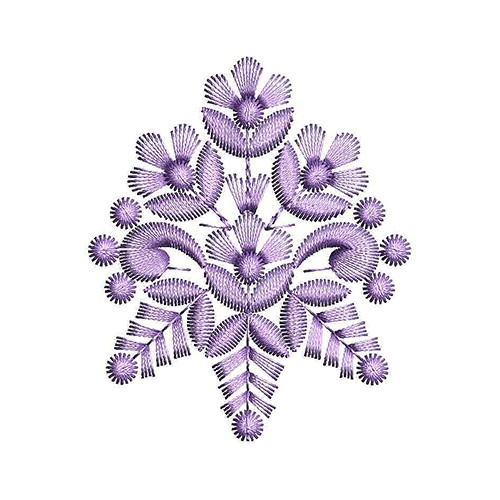 Machine Embroidery Flower Design