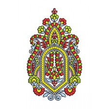 Machine Embroidery Patch Design