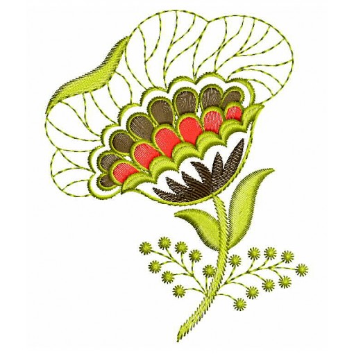 Machine Embroidery Patch Design 26434