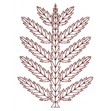Machine Embroidery Tree Design 26447