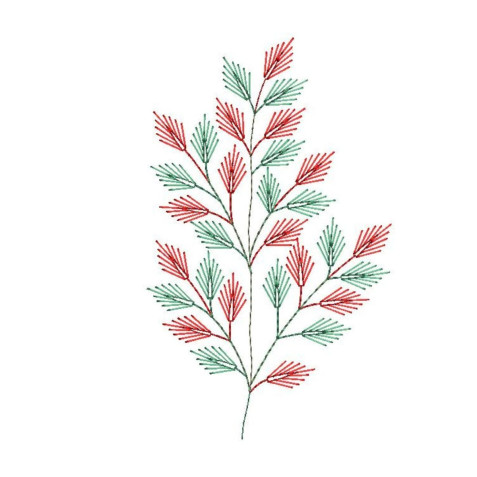 Elegant Two-Tone Embroidery Base Design