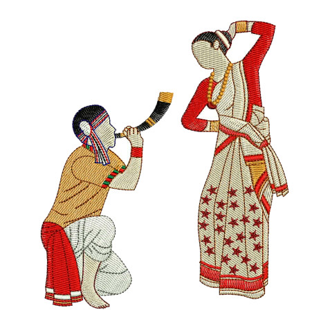 Madhubani Embroidery Design