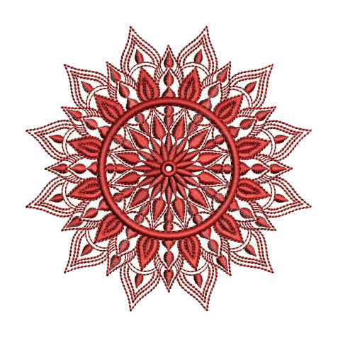 Mandala Art Embroidery Design