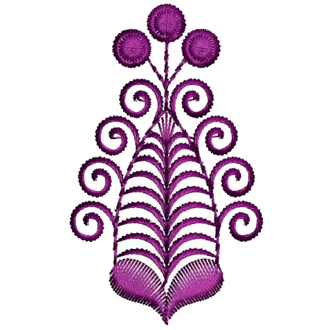 Mask Applique Embroidery 25706