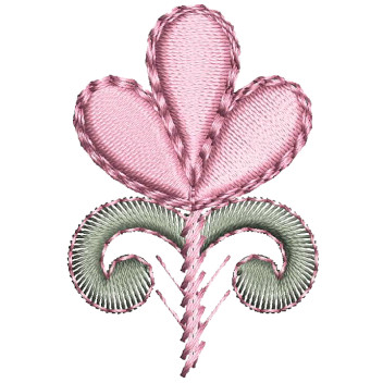Mask Applique Embroidery Design 25498