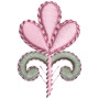 Mask Applique Embroidery Design 25498