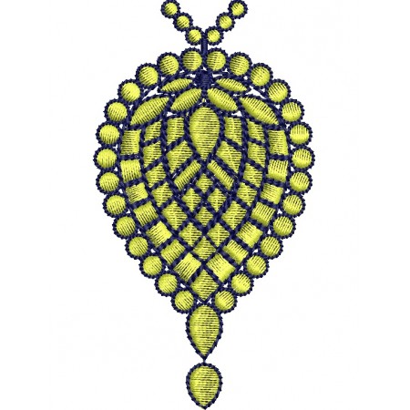 Mekhela Applique Embroidery Design 26287