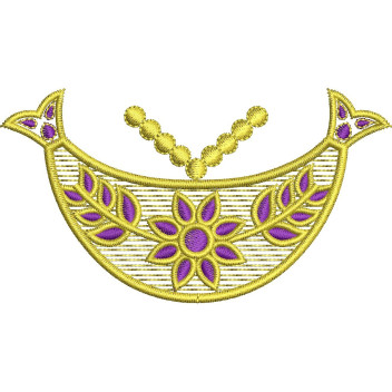 Mekhela Applique Embroidery Design 26290