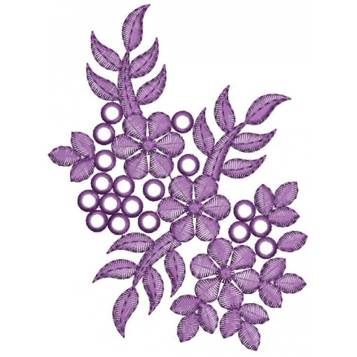 Mirror Work Embroidery Motif Design 26309