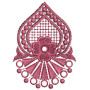Mirror Work With Jhumka Embroidery