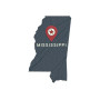 Mississippi State Embroidery Design