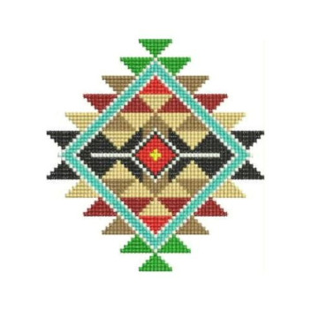 Small Native American Cushion Embroidery Design