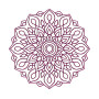 Neon Mandala Embroidery Design