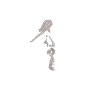 Osho Meditative Profile Silhouette Machine Embroidery Design