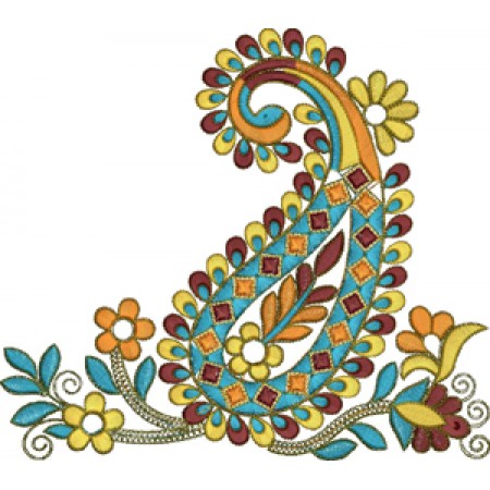 Paisley Decorative Applique Embroidery