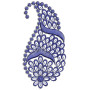 Paisley Embroidery For Tote Bags