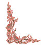 Paisley Flower Applique Embroidery Design 25390