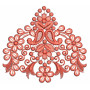 Paisley Style Butta Embroidery Design 25681