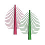 Palm Frond Embroidery Design